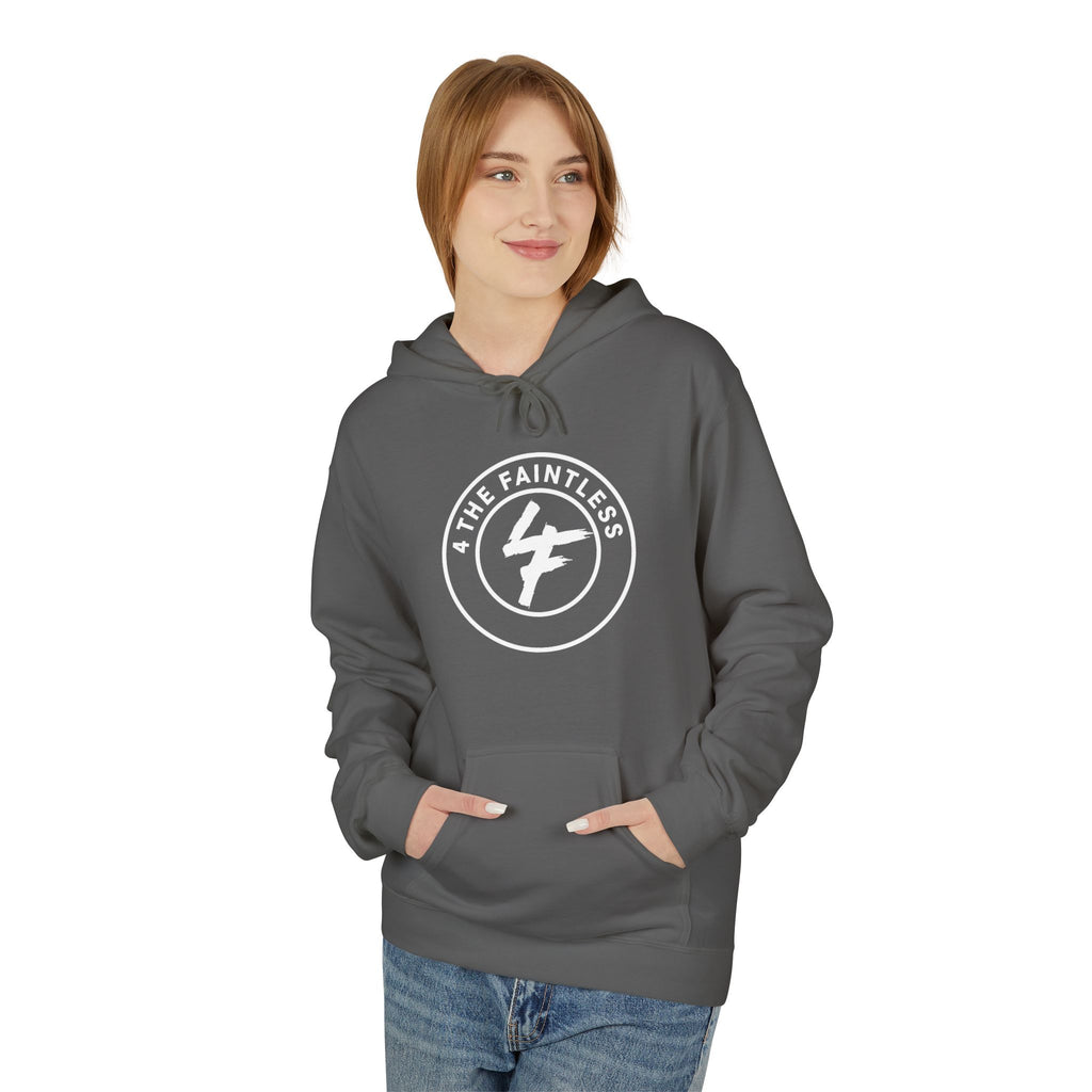 Athletic Logo Hoodie — 'The Relentless' Circular Emblem Pullover