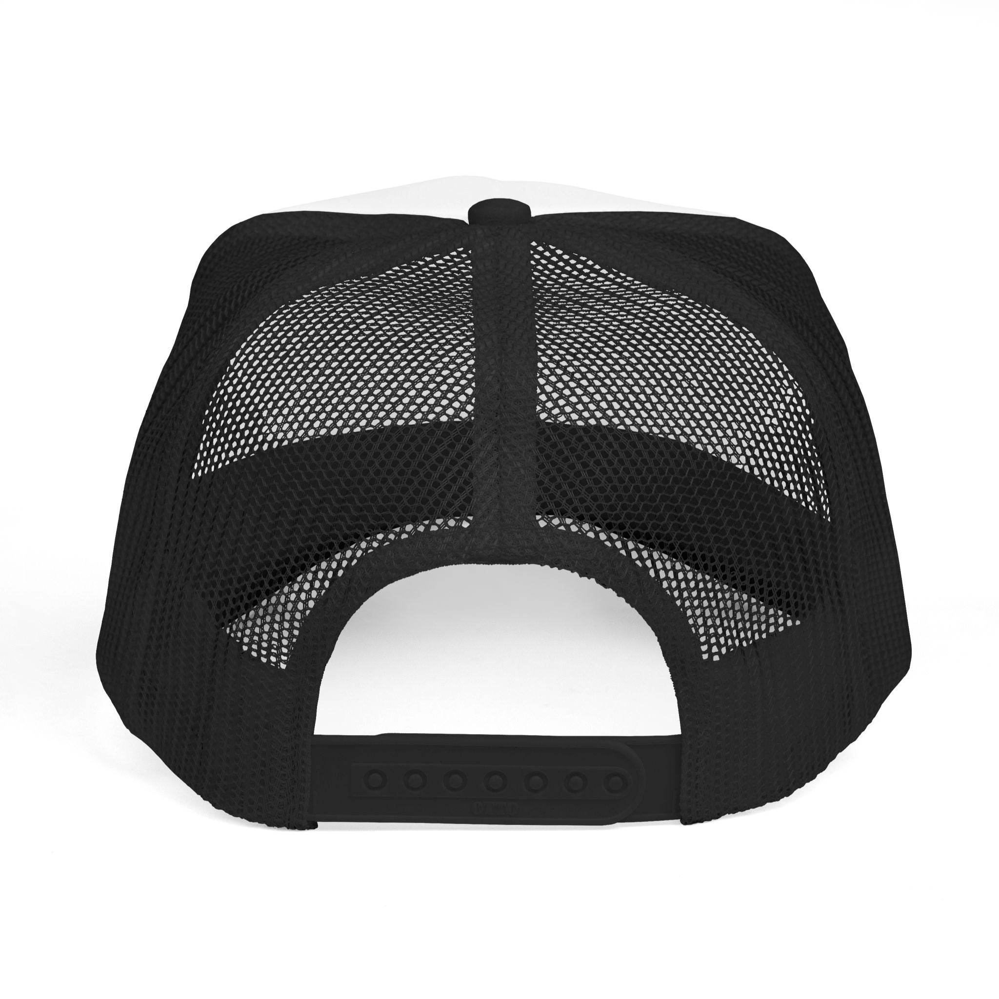 Steel Talk Trucker Hat – Bold Yellow Script Mesh Cap