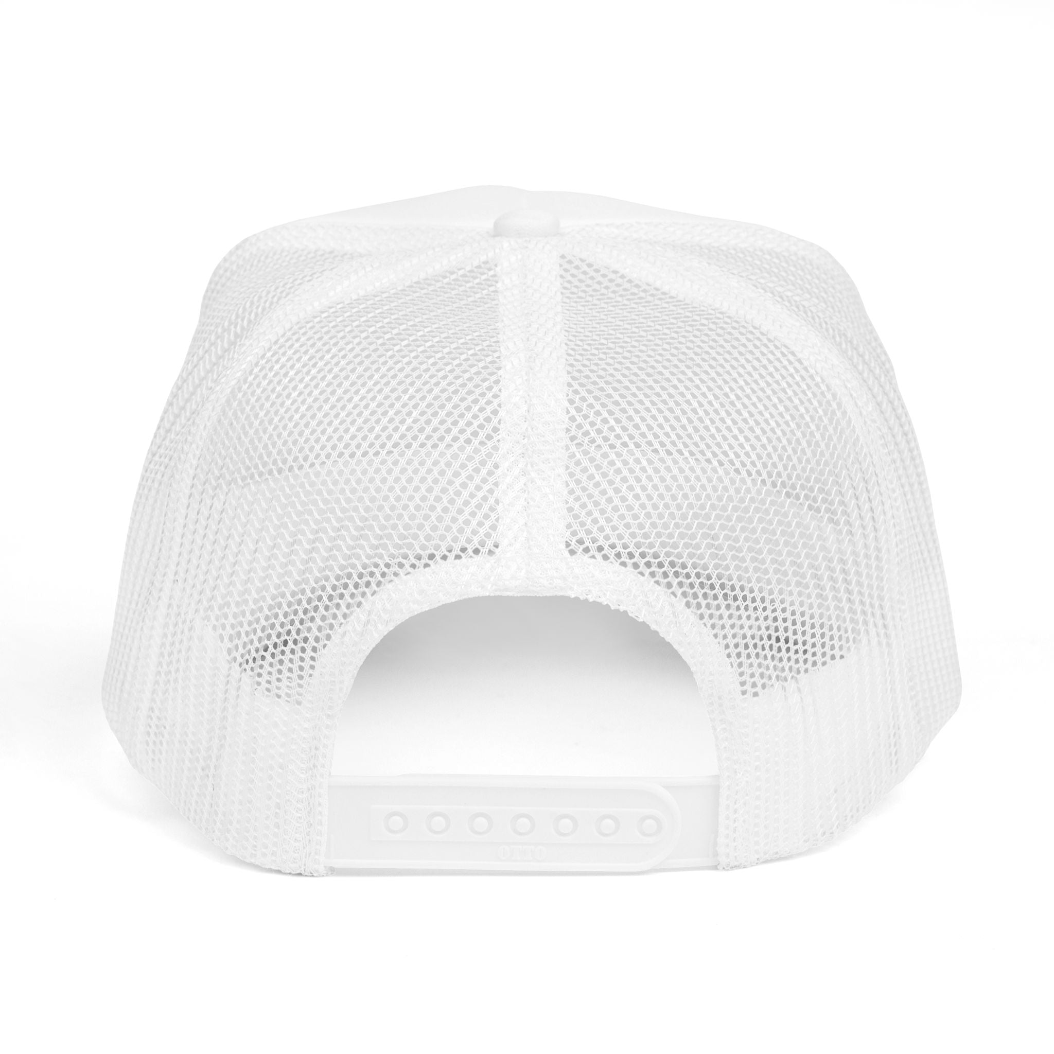 Steel Talk Trucker Hat – Bold Yellow Script Mesh Cap