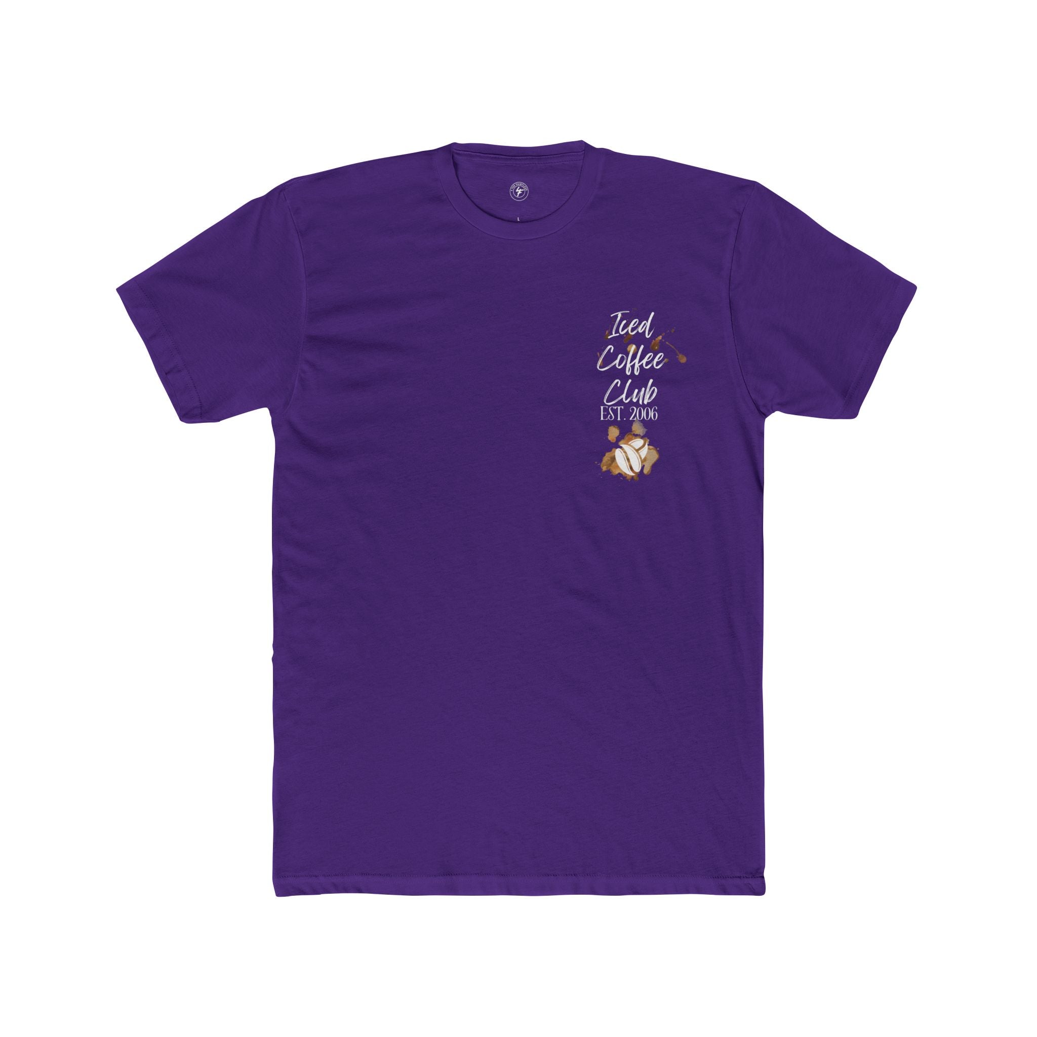 Iced Coffee Club Tee — Cute Pink Iced Coffee Graphic Shirt