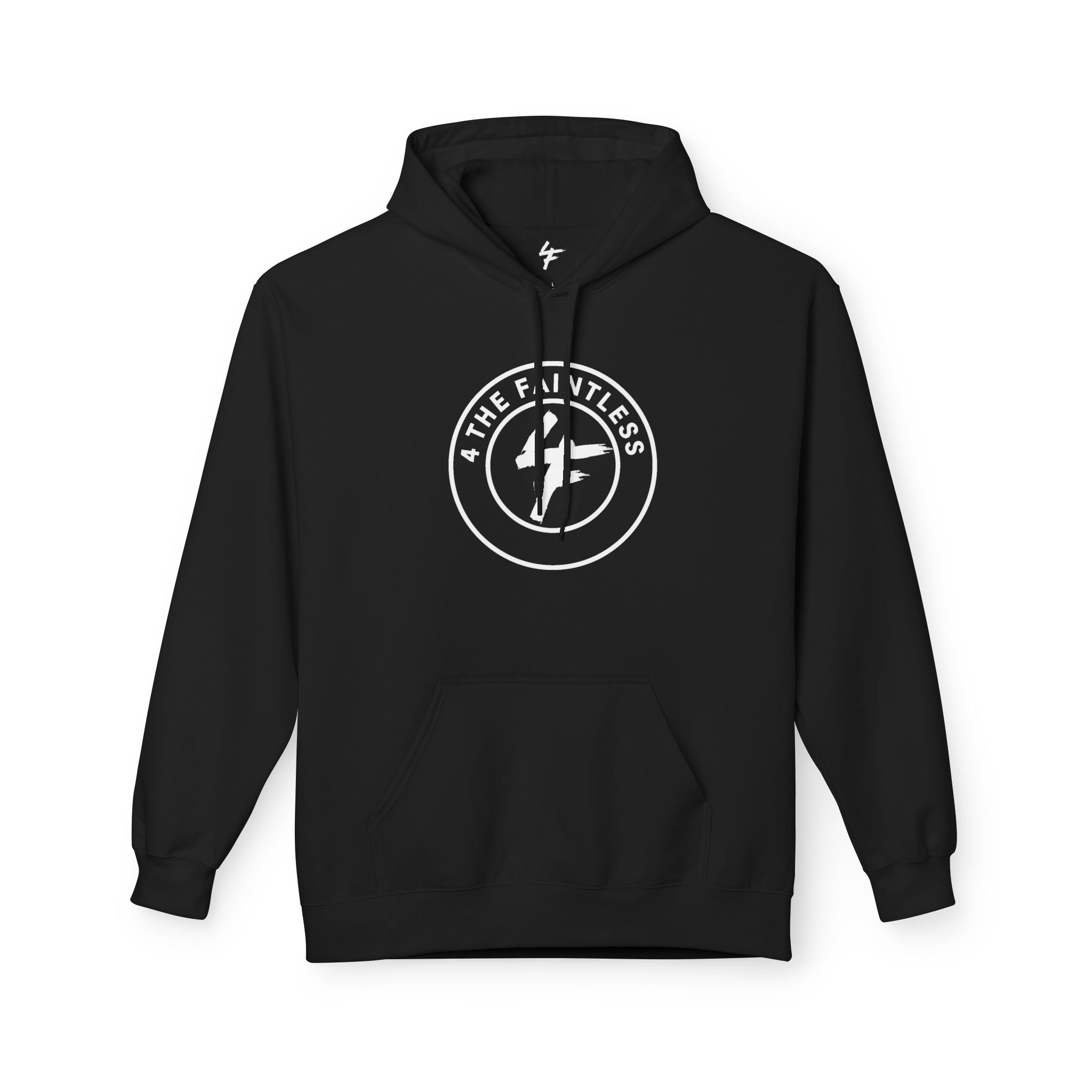 Athletic Logo Hoodie — 'The Relentless' Circular Emblem Pullover