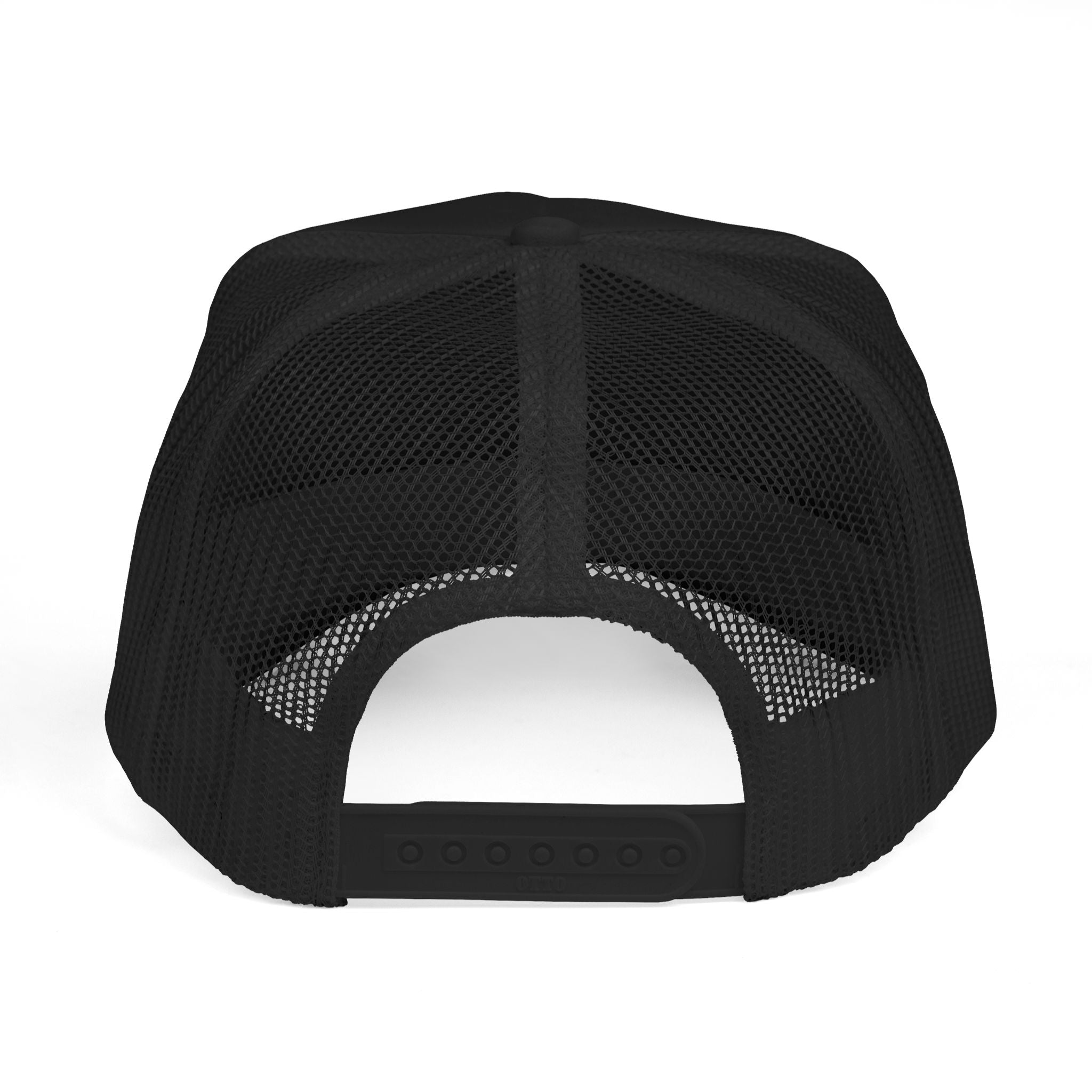 Steel Talk Trucker Hat – Bold Yellow Script Mesh Cap