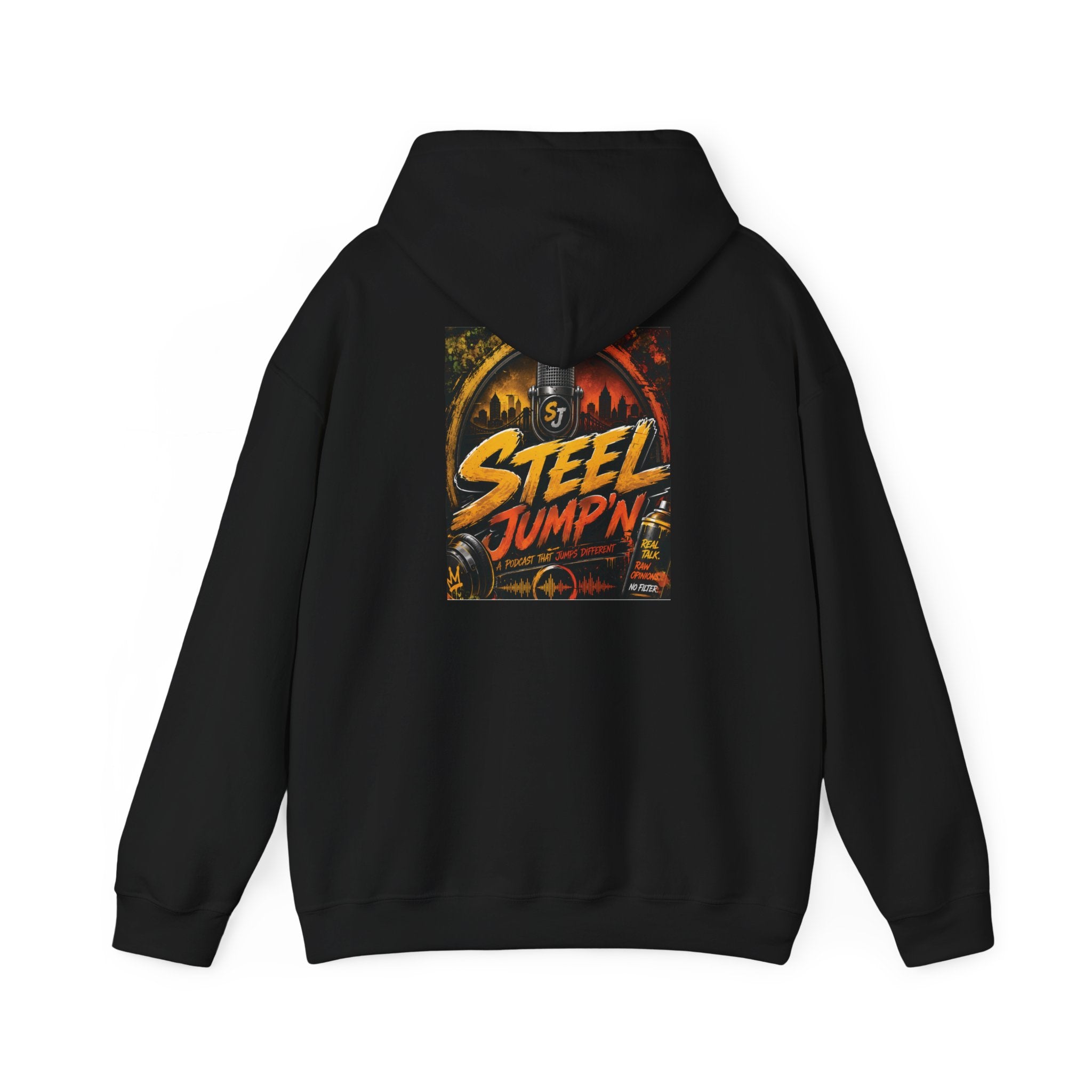Hoodie — 'Steel Jump'n' Vintage Logo Pullover