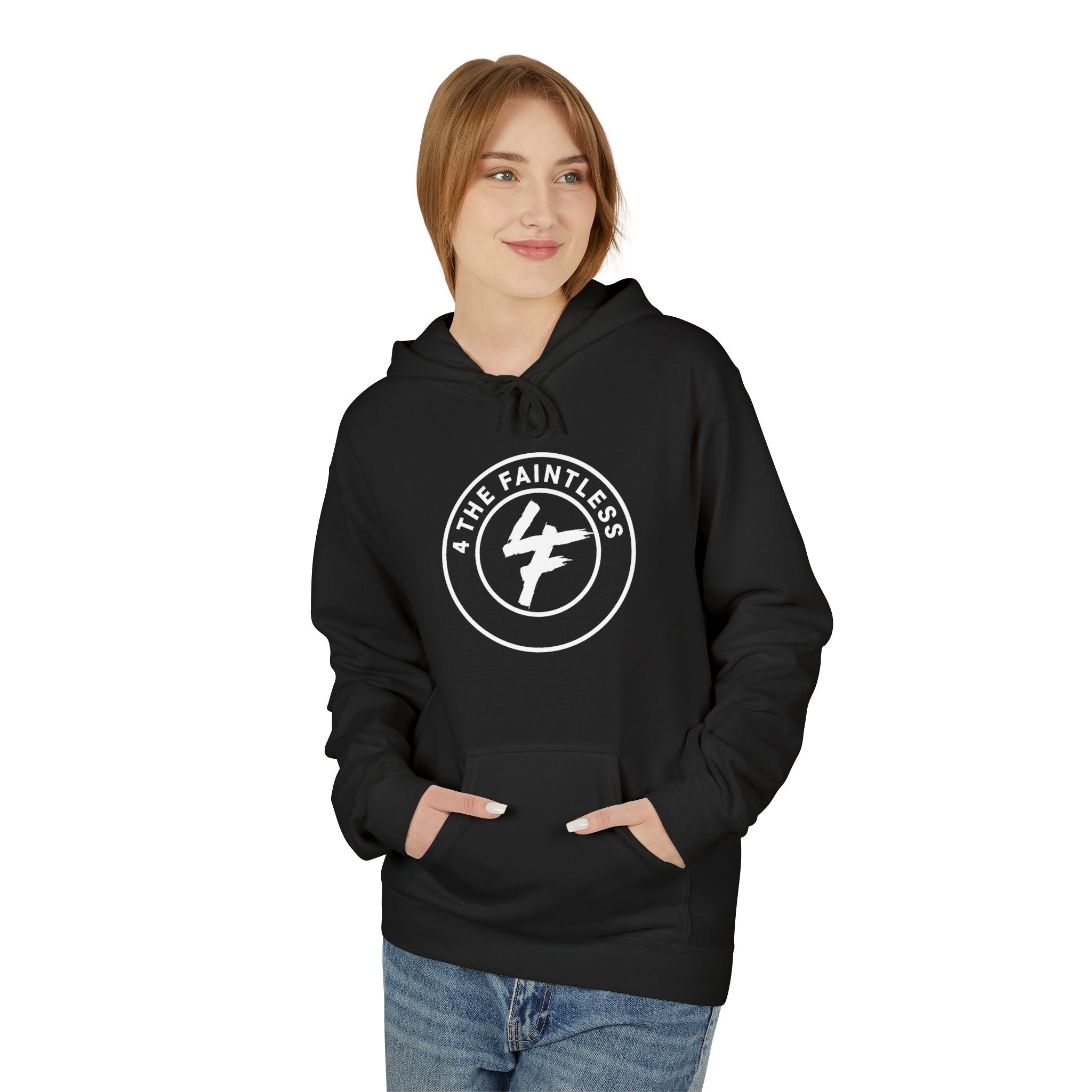 Athletic Logo Hoodie — 'The Relentless' Circular Emblem Pullover