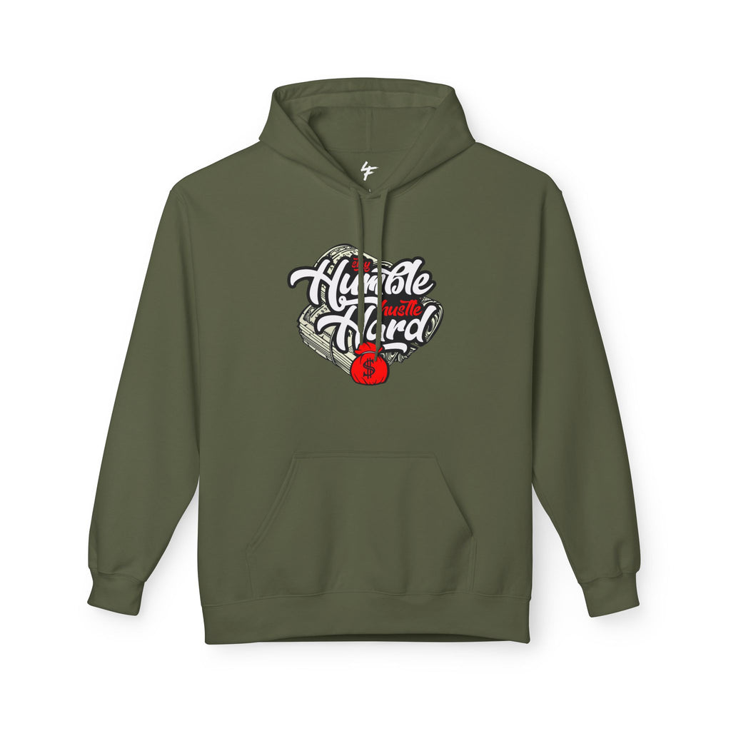 Hustle Hard Hoodie – Streetwear Motivational Graphic Hoodie