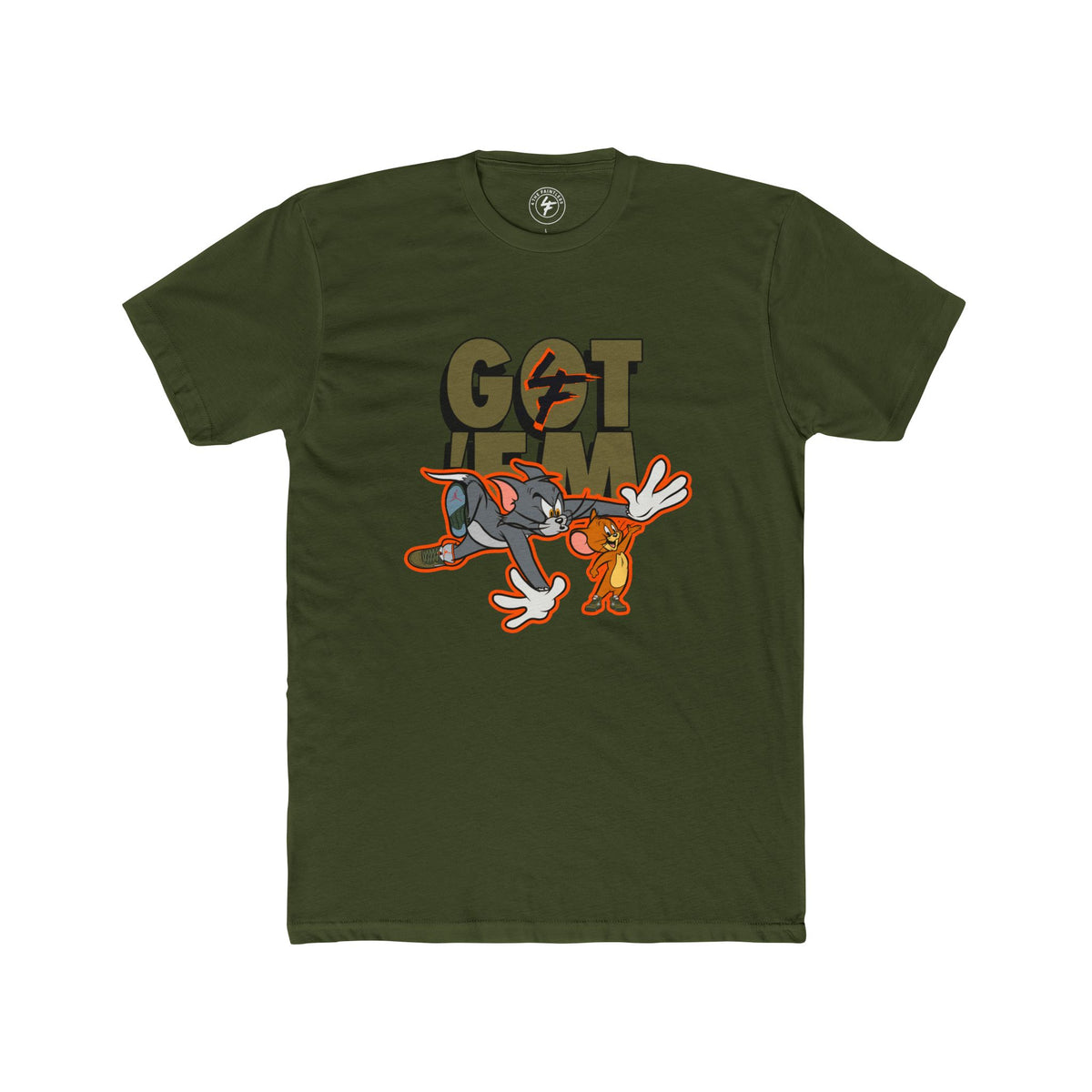 Got 'Em Cartoon Tee — Funny Tom & Jerry Style Graphic T-Shirt