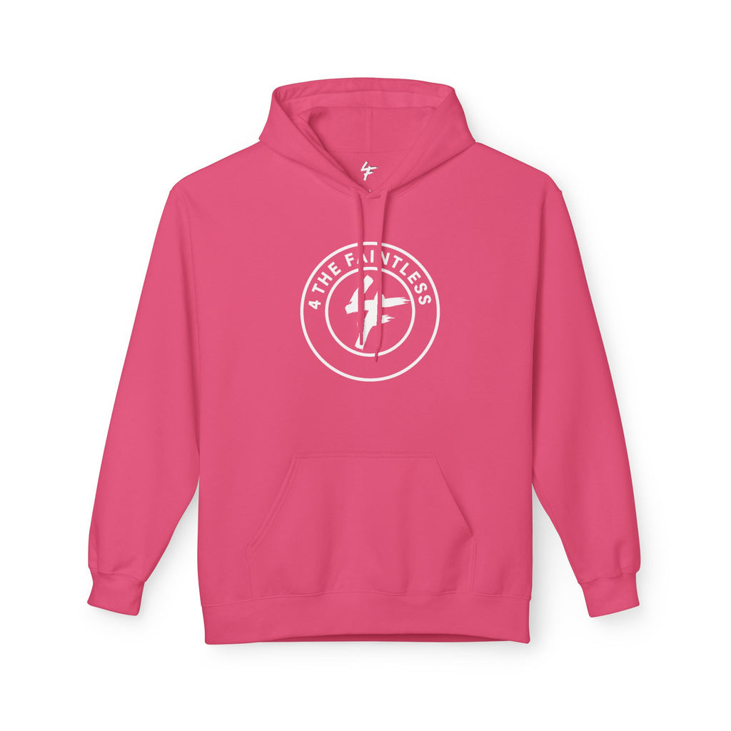 Athletic Logo Hoodie — 'The Relentless' Circular Emblem Pullover