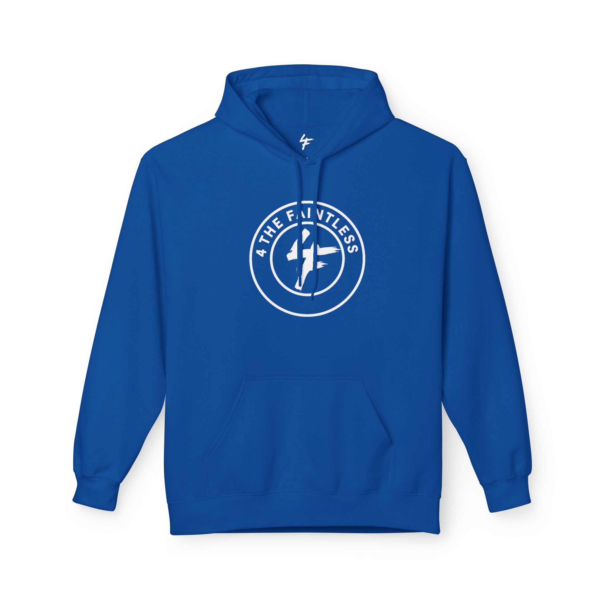 Athletic Logo Hoodie — 'The Relentless' Circular Emblem Pullover