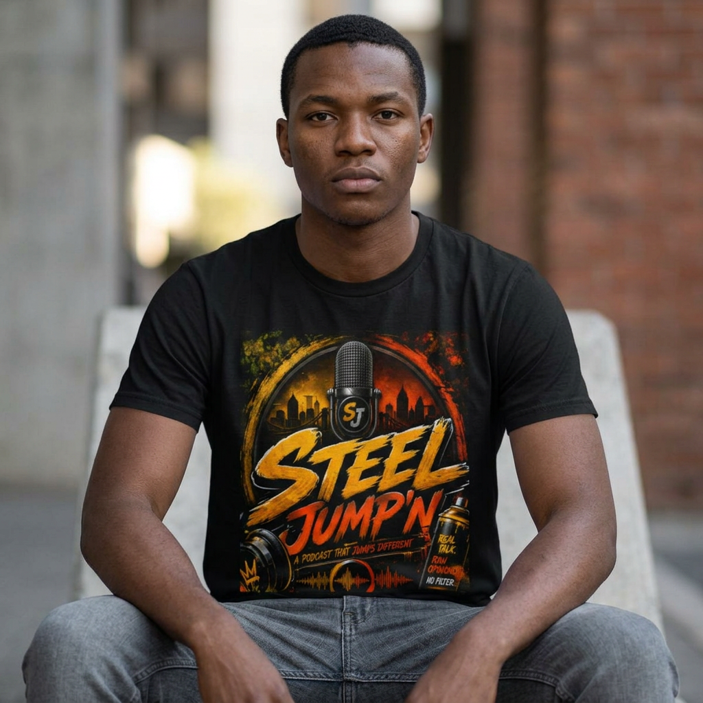 Unisex STEEL JUMP’N PODCAST Tee