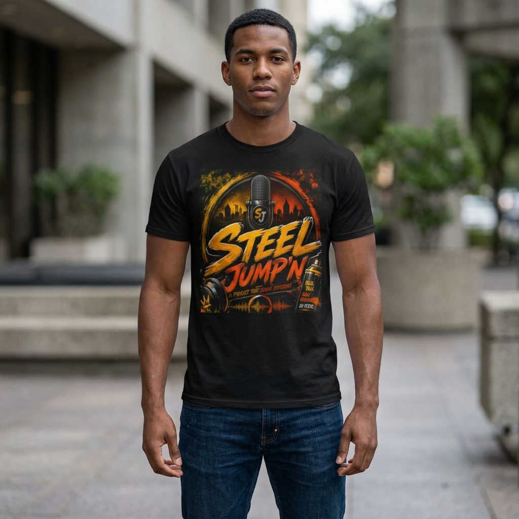 Unisex STEEL JUMP’N PODCAST Tee