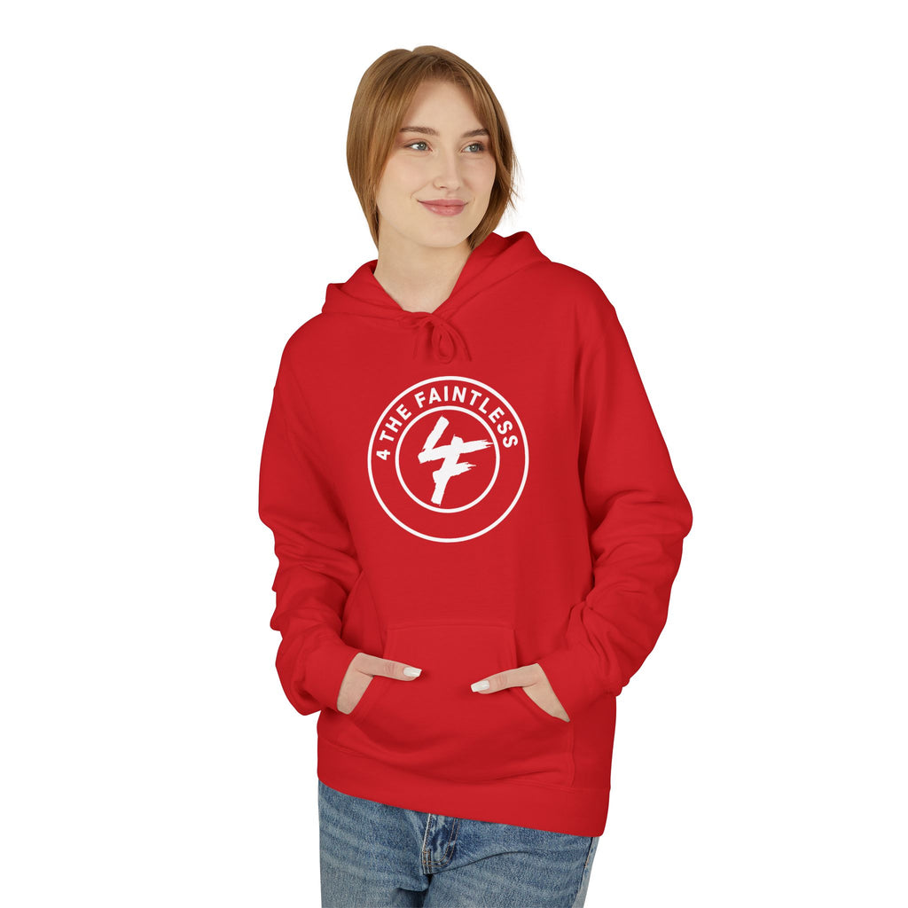 Athletic Logo Hoodie — 'The Relentless' Circular Emblem Pullover