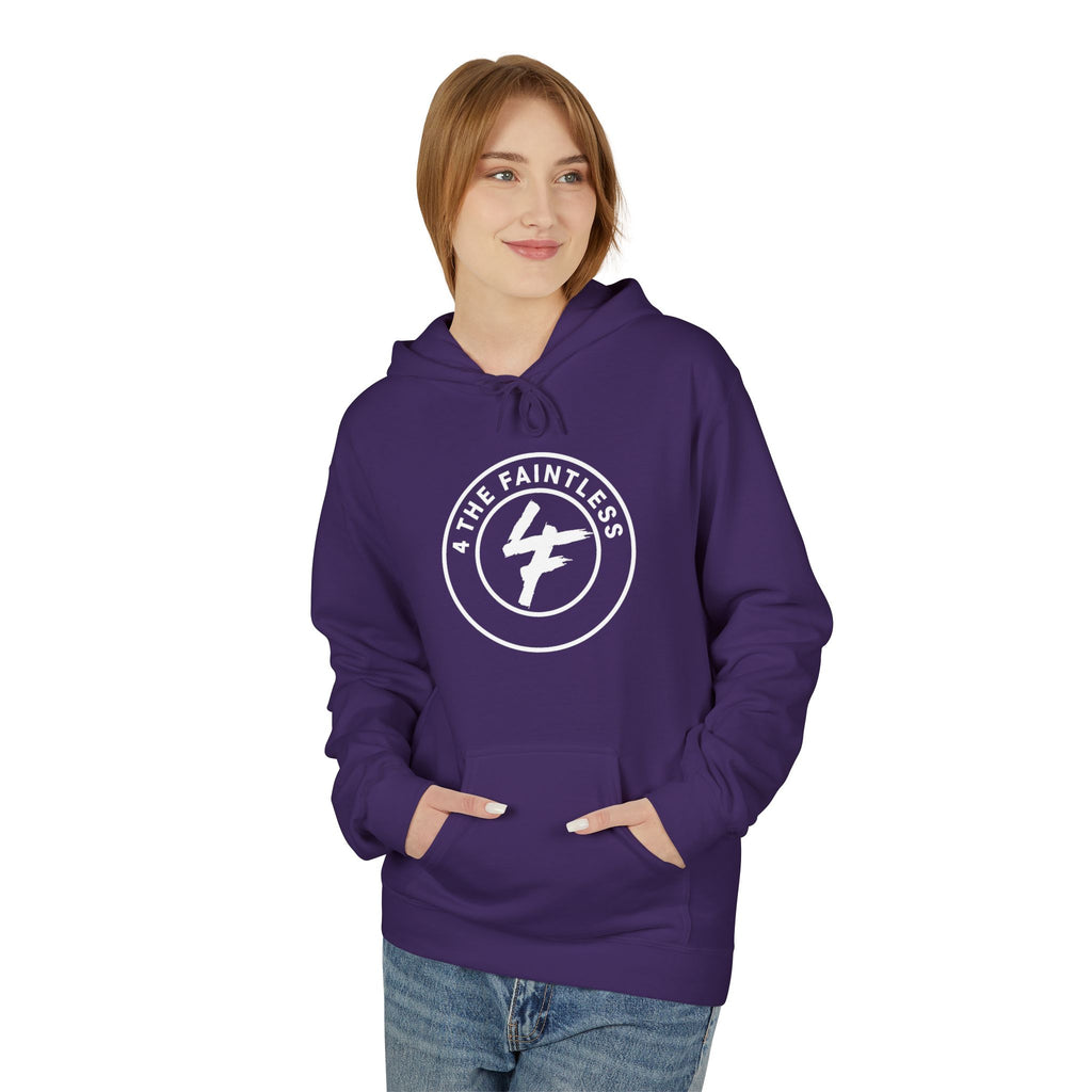Athletic Logo Hoodie — 'The Relentless' Circular Emblem Pullover