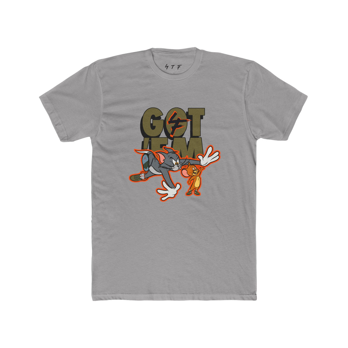 Got 'Em Cartoon Tee — Funny Tom & Jerry Style Graphic T-Shirt