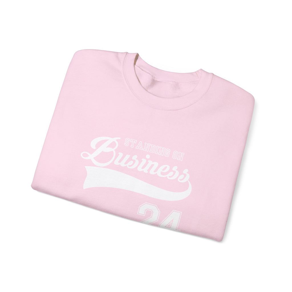 Crewneck Sweatshirt — 'Standing On Business 24' Vintage Athletic Logo