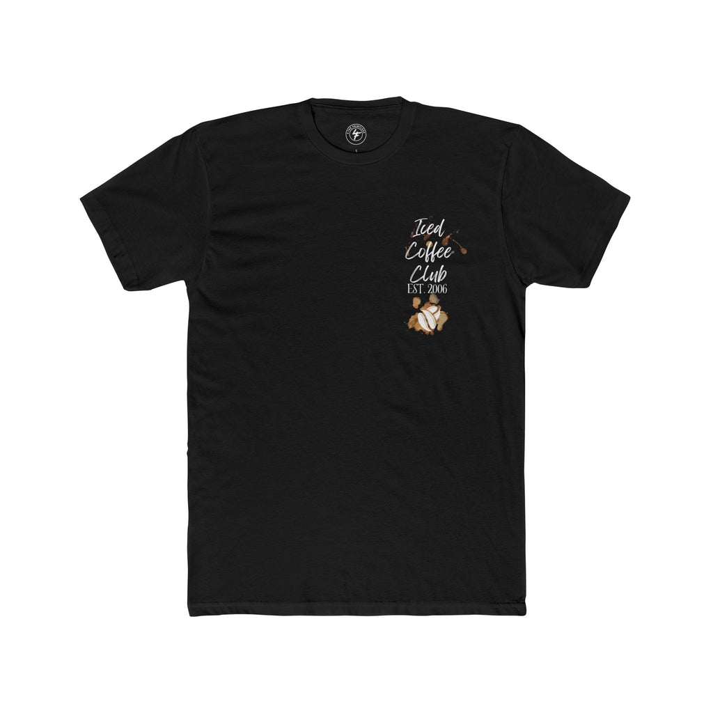 Iced Coffee Club Tee — Cute Pink Iced Coffee Graphic Shirt