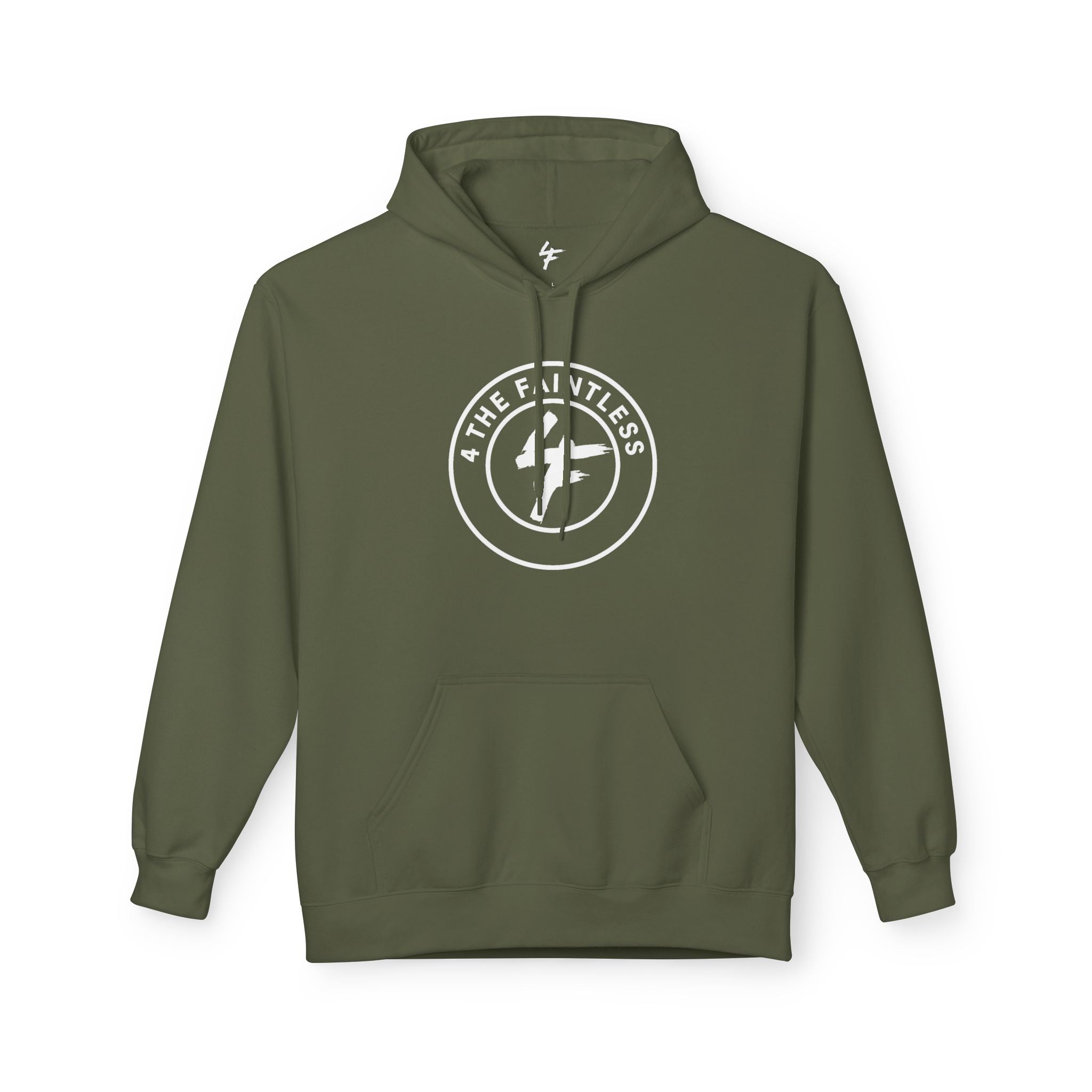 Athletic Logo Hoodie — 'The Relentless' Circular Emblem Pullover