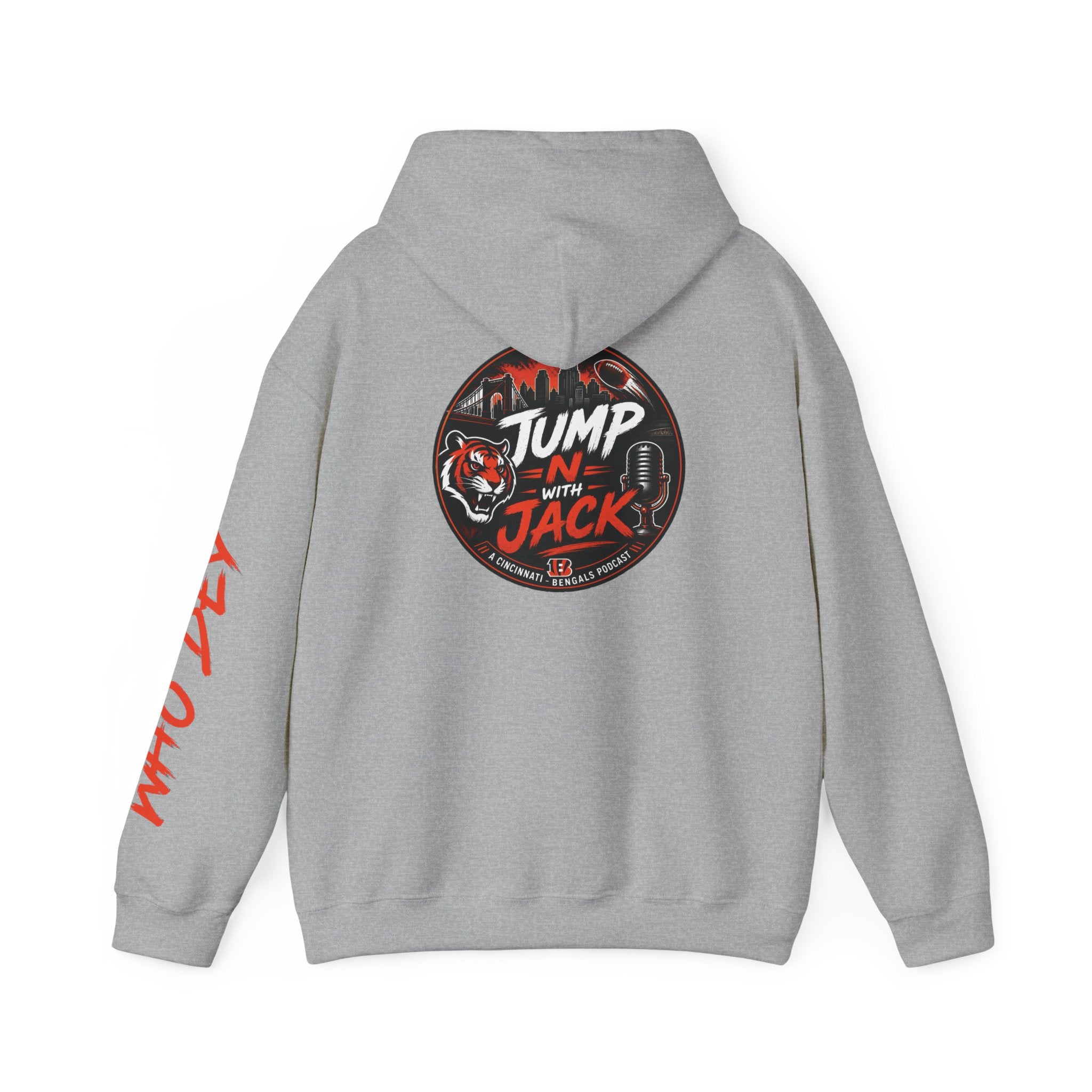 Jump N' Jack Tiger Logo Hoodie — Podcast Crewneck
