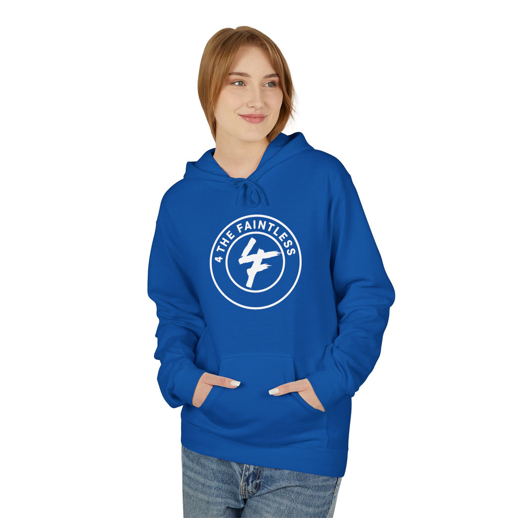 Athletic Logo Hoodie — 'The Relentless' Circular Emblem Pullover