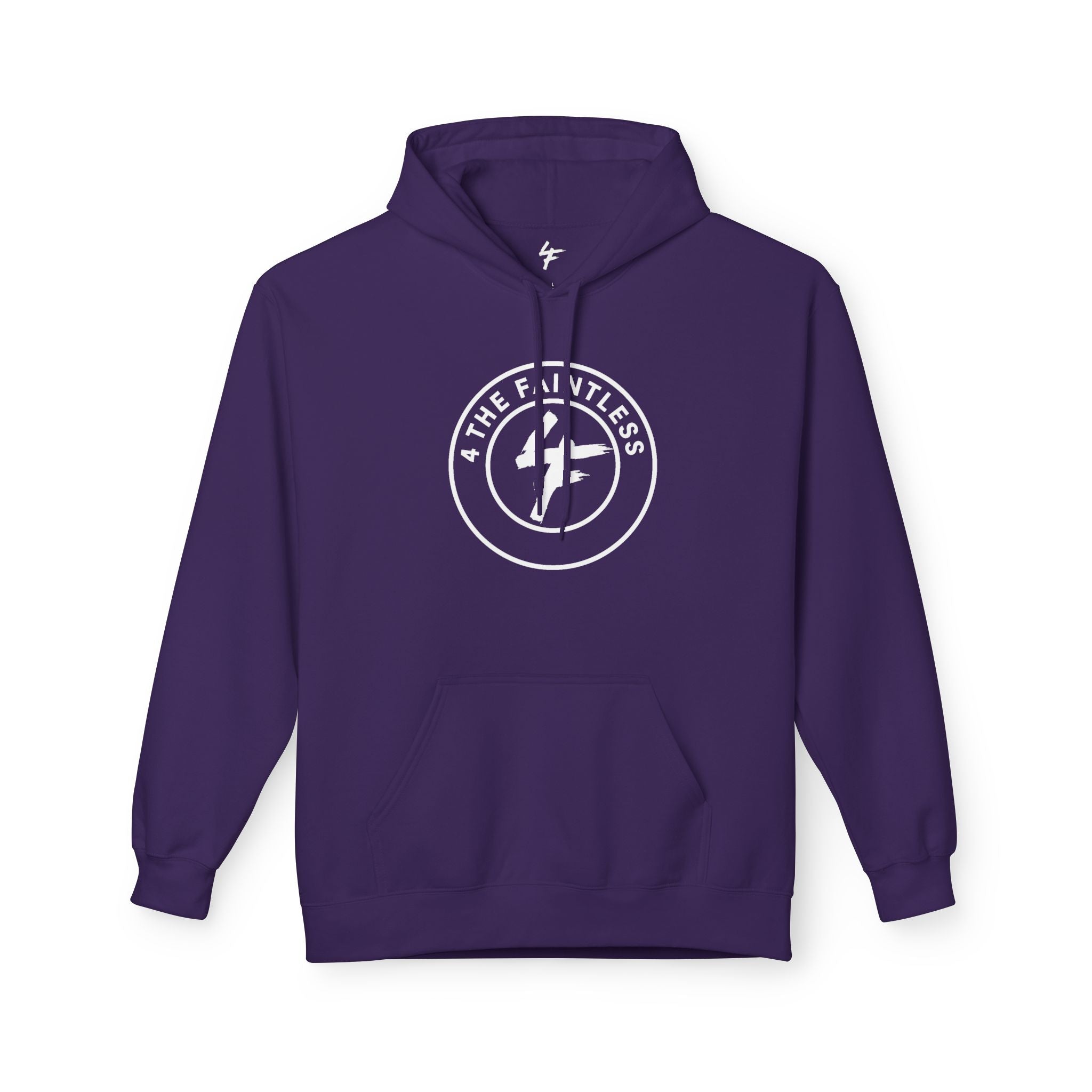 Athletic Logo Hoodie — 'The Relentless' Circular Emblem Pullover