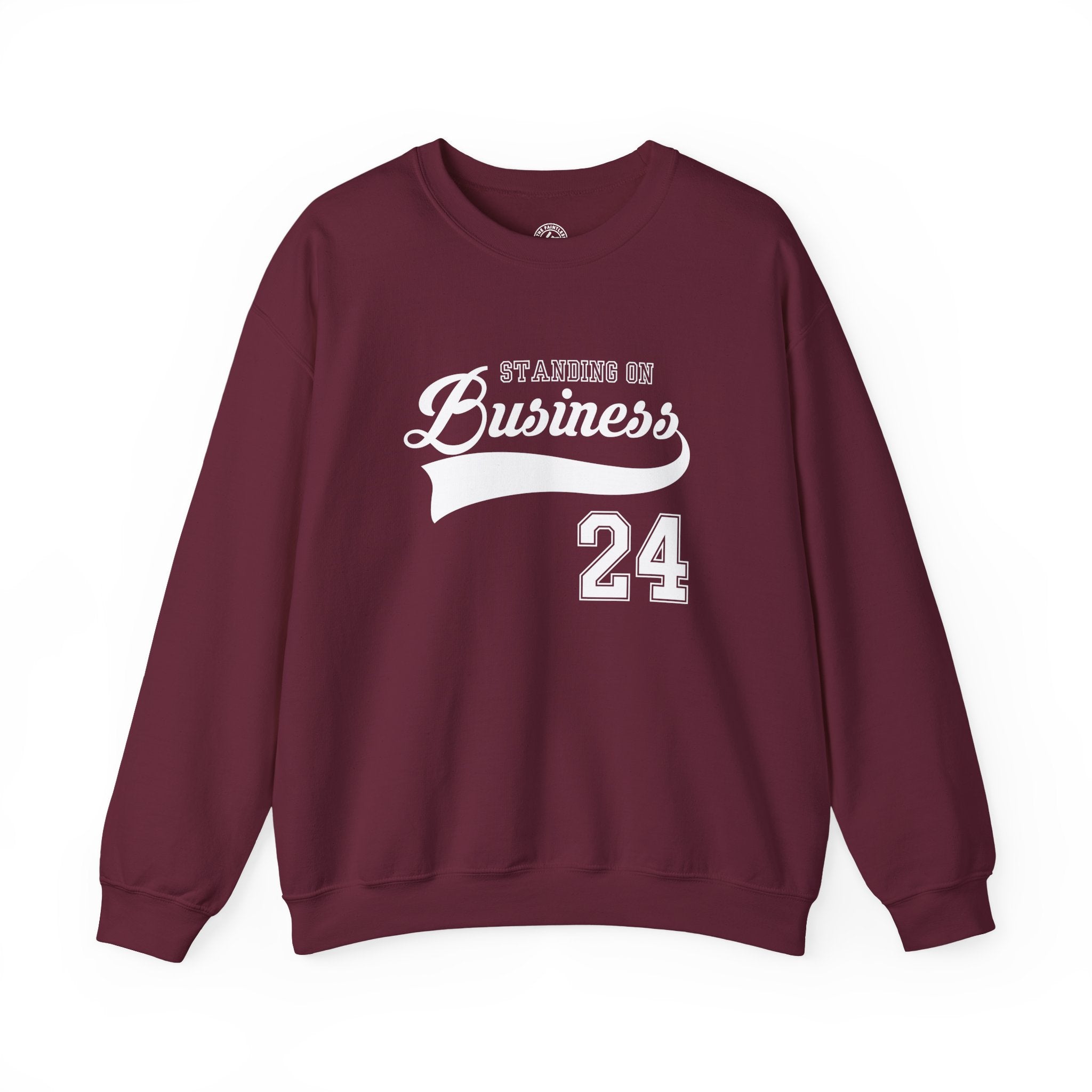 Crewneck Sweatshirt — 'Standing On Business 24' Vintage Athletic Logo