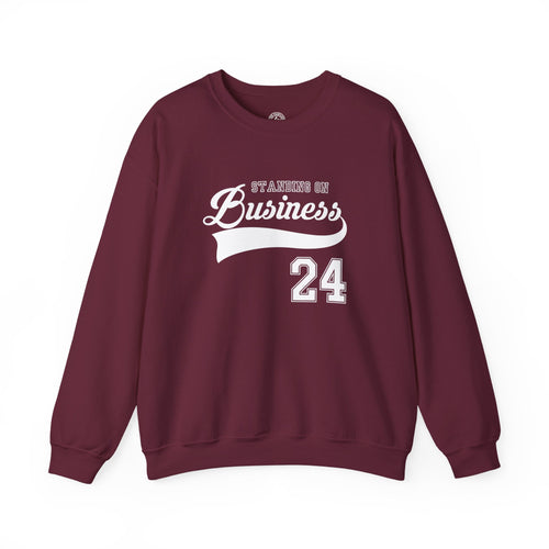 Crewneck Sweatshirt — 'Standing On Business 24' Vintage Athletic Logo