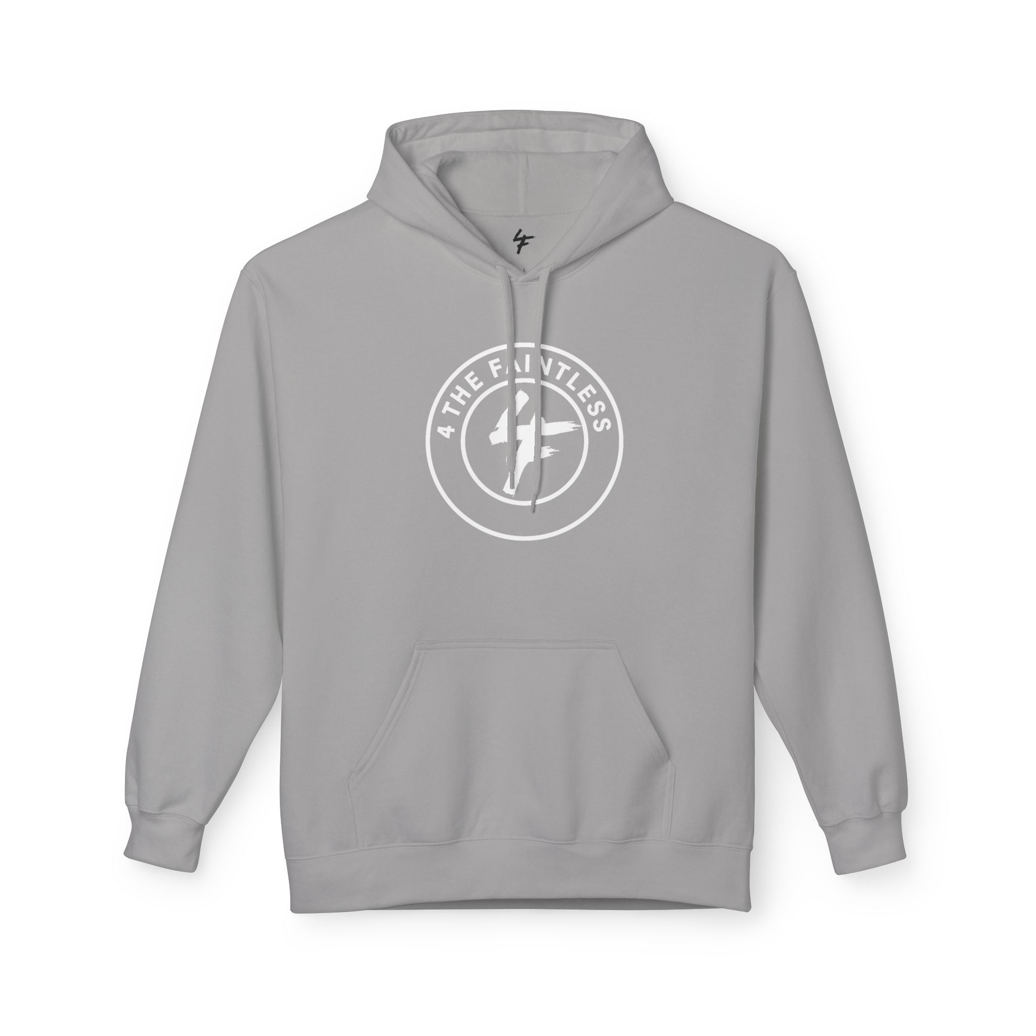 Athletic Logo Hoodie — 'The Relentless' Circular Emblem Pullover