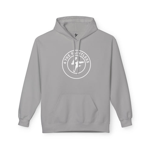 Athletic Logo Hoodie — 'The Relentless' Circular Emblem Pullover