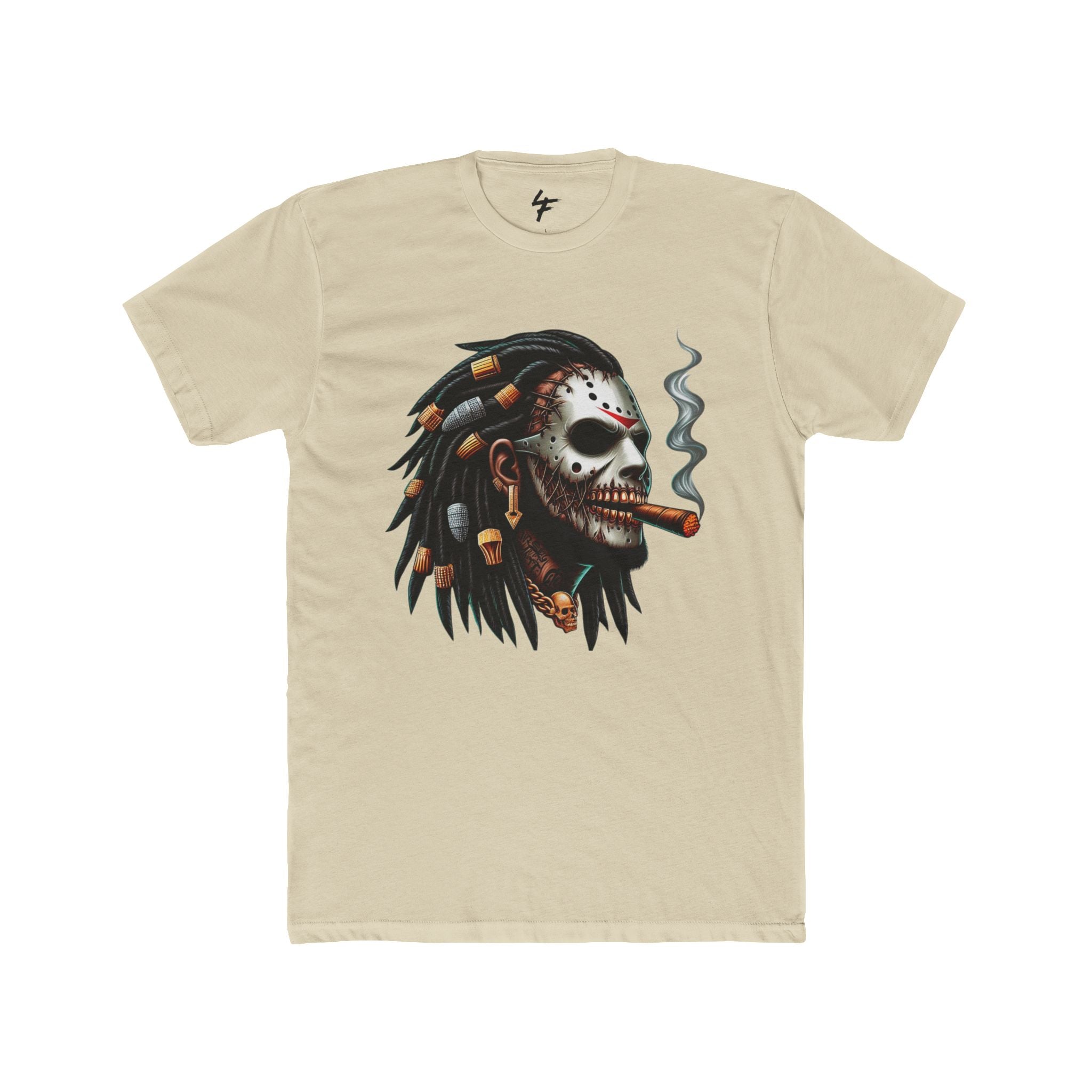Skull Chief Tee — Smoking Cigar Day of the Dead Graphic T-Shirt