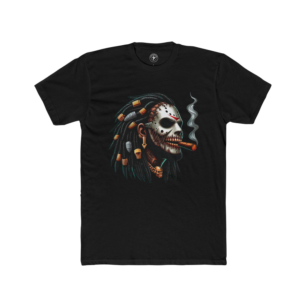 Skull Chief Tee — Smoking Cigar Day of the Dead Graphic T-Shirt