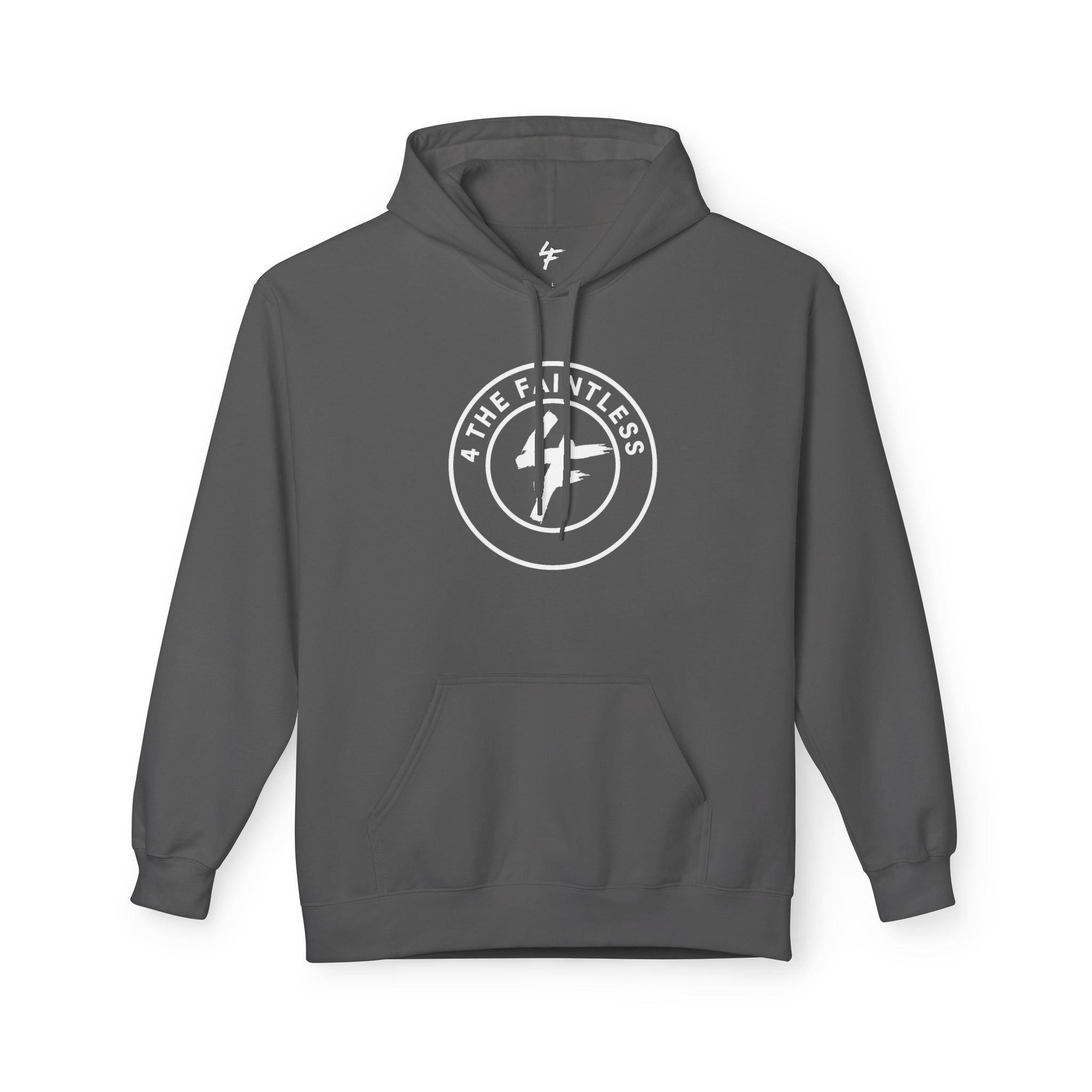 Athletic Logo Hoodie — 'The Relentless' Circular Emblem Pullover