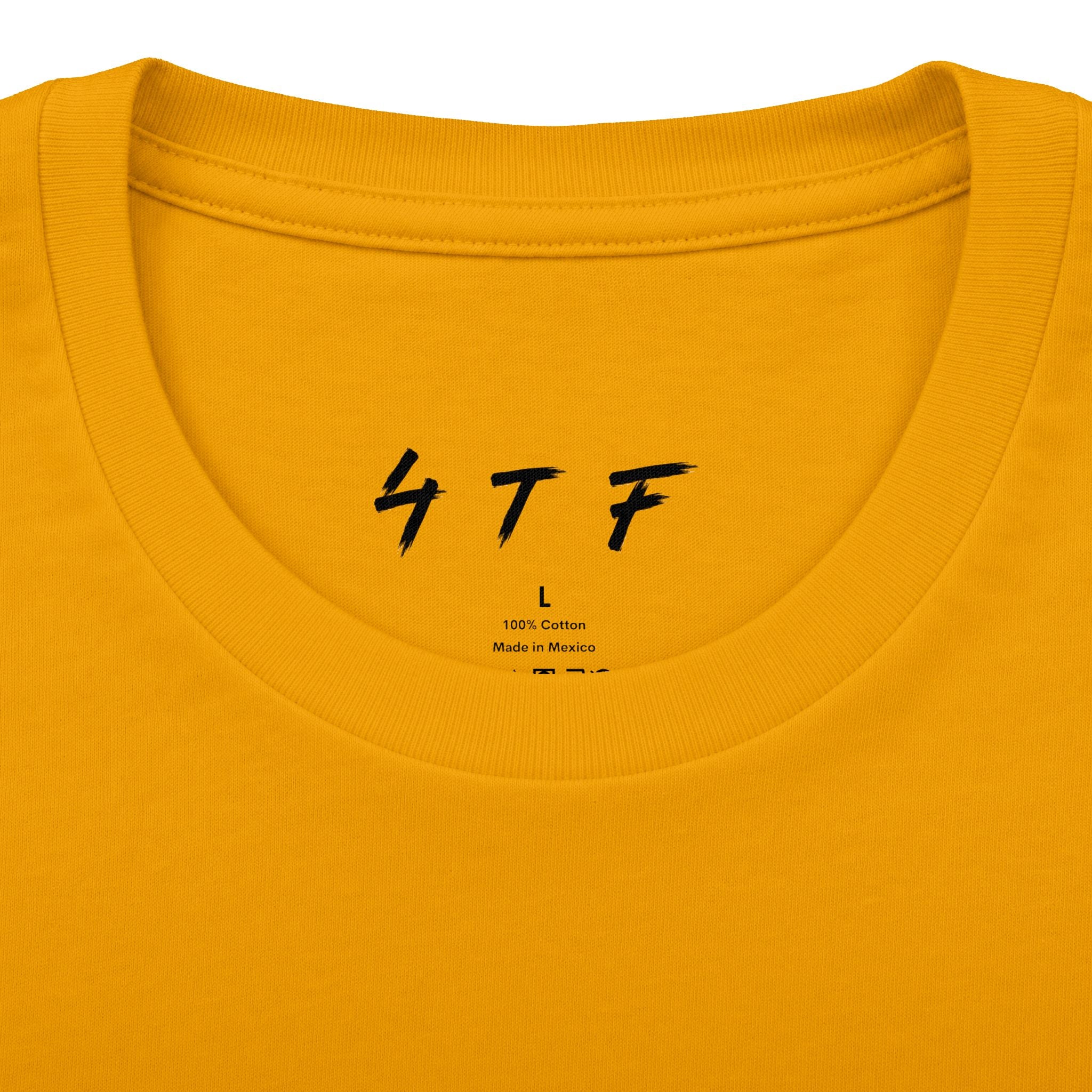Steel Talk Graphic Tee — Bold Black & Gold Sports Podcast Shirt