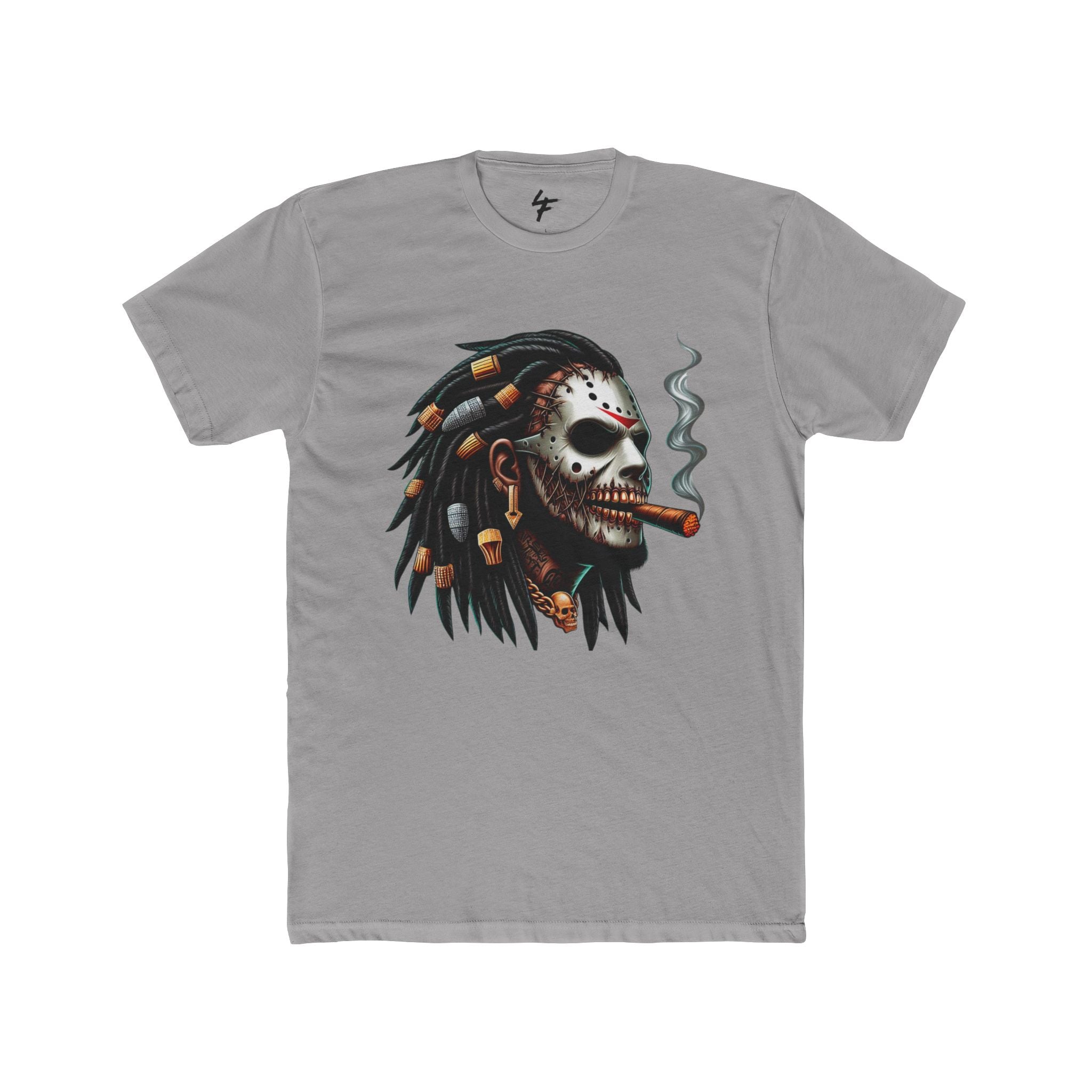 Skull Chief Tee — Smoking Cigar Day of the Dead Graphic T-Shirt